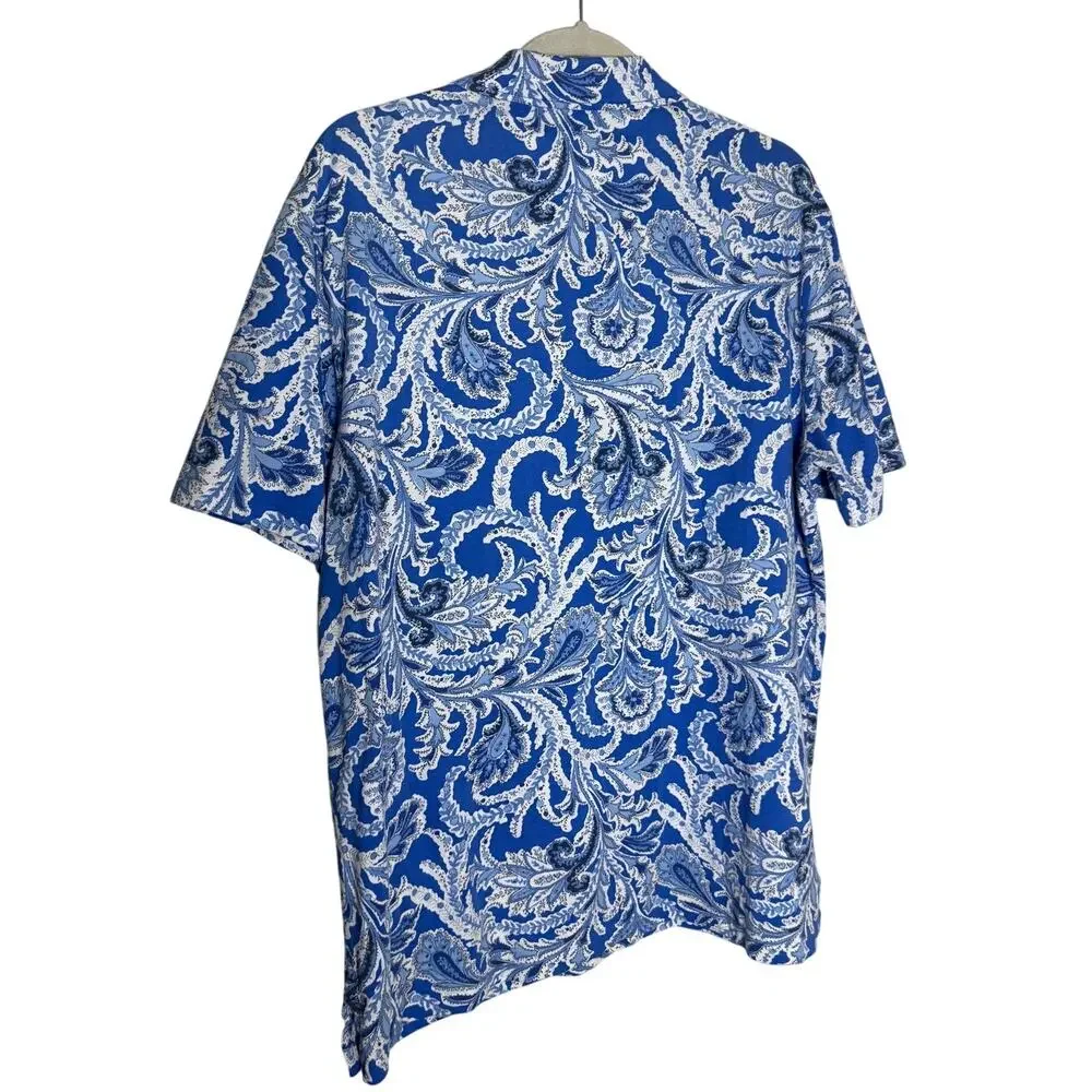 Polo Ralph Lauren Standard Fit Paisley Jersey Polo Shirt Men’s Sz. L
